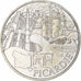 Francja, 10 Euro, Picardie, 2011, Paris, MS(64), Srebro, KM:1745
