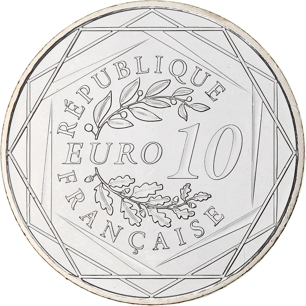 Francja, 10 Euro, 2012, Paris, Proof, MS(65-70), Srebro, KM:2073