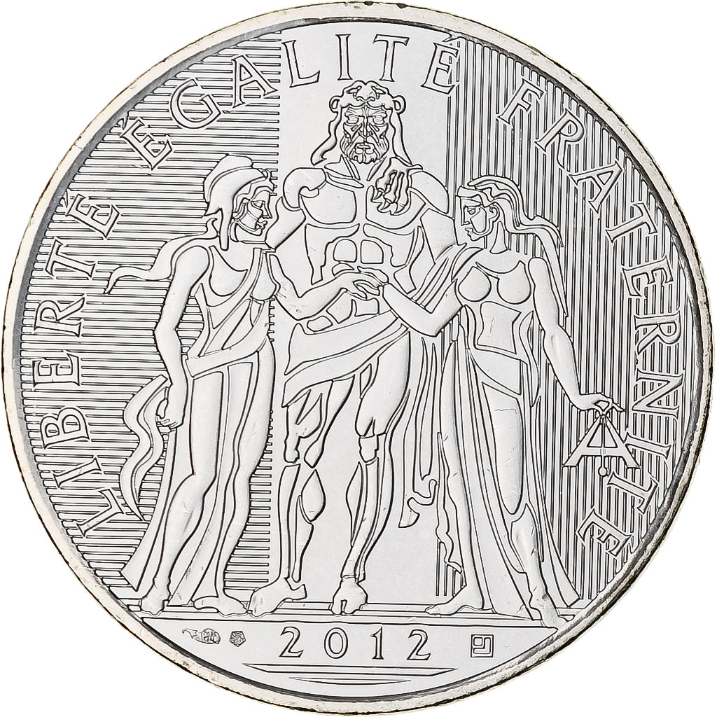 France, 10 Euro, 2012, Paris, Proof, MS(65-70), Silver, KM:2073