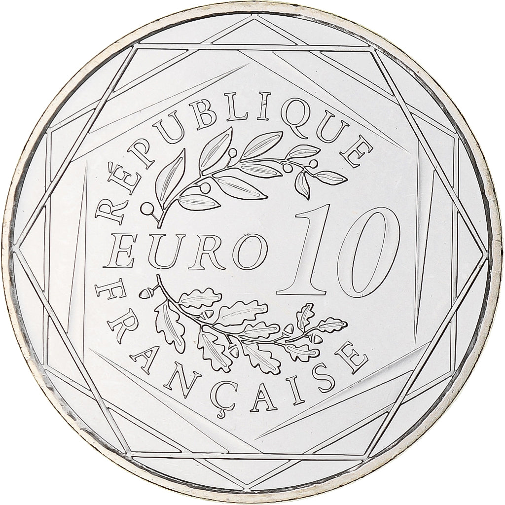 France, 10 Euro, 2012, Paris, Proof, MS(65-70), Silver, KM:2073