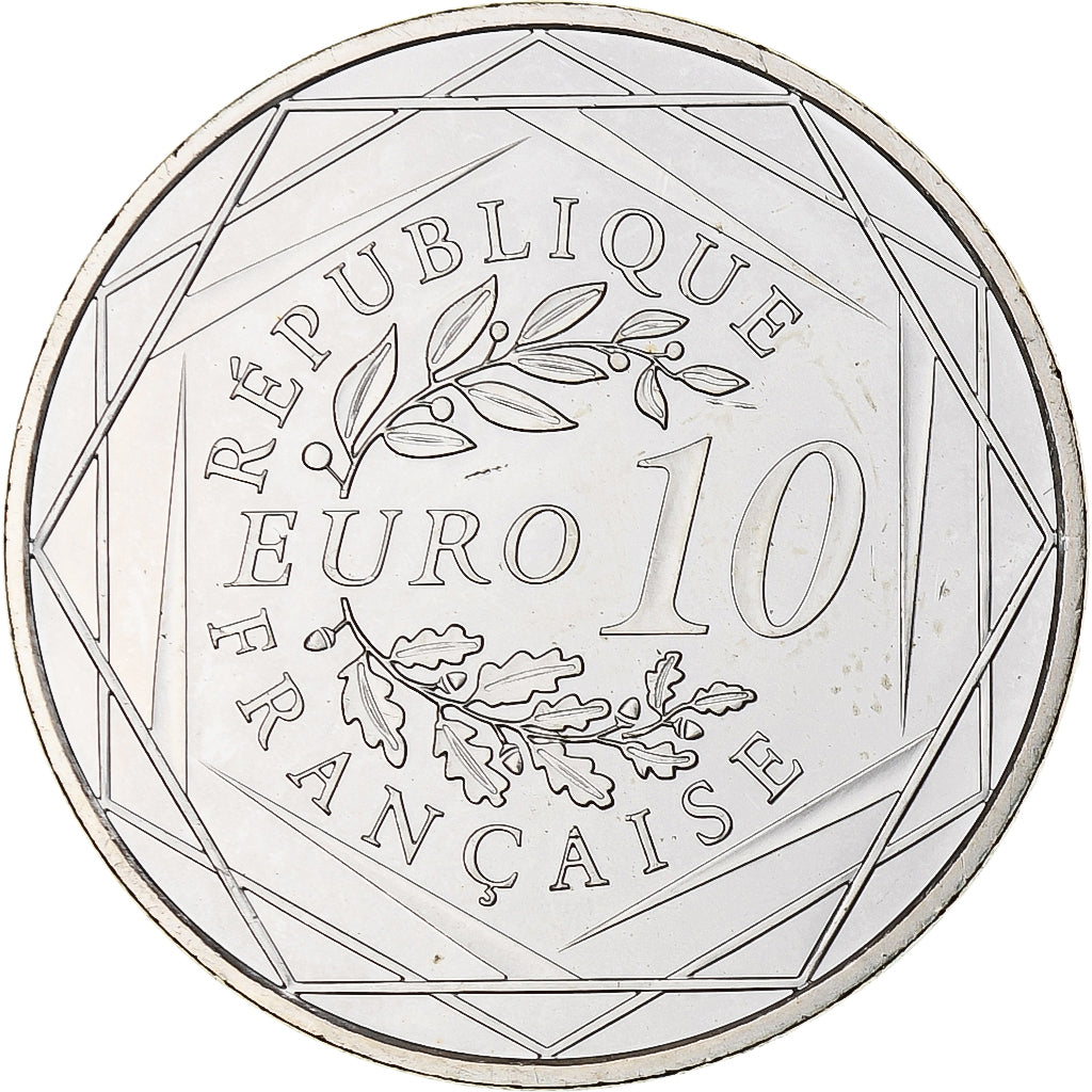 France, 10 Euro, 2012, Paris, Proof, MS(65-70), Silver, KM:2073