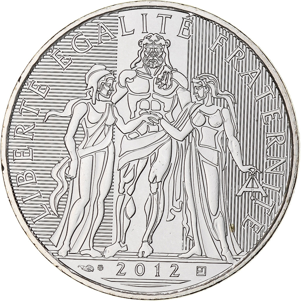 France, 10 Euro, 2012, Paris, Proof, MS(65-70), Silver, KM:2073