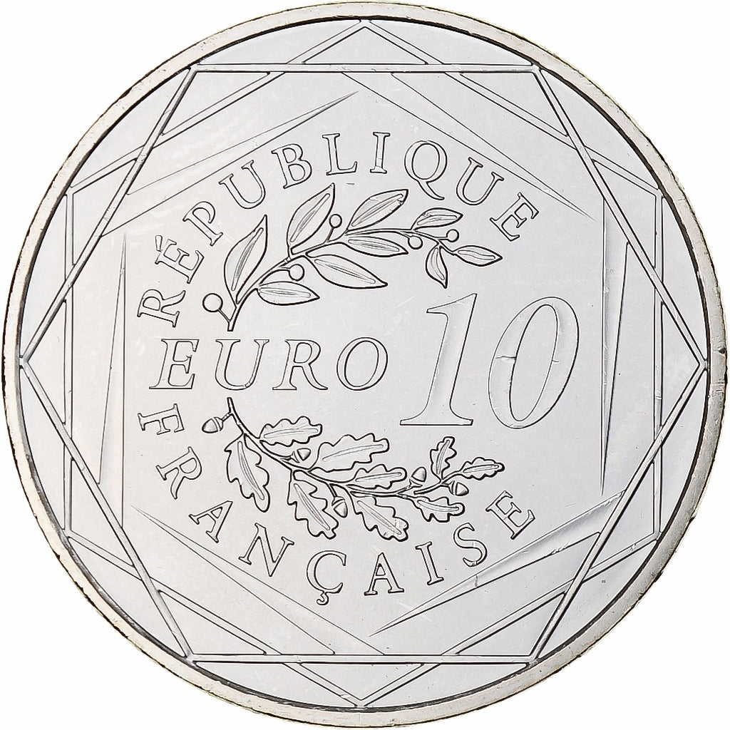 France, 10 Euro, 2012, Paris, Proof, MS(65-70), Silver, KM:2073