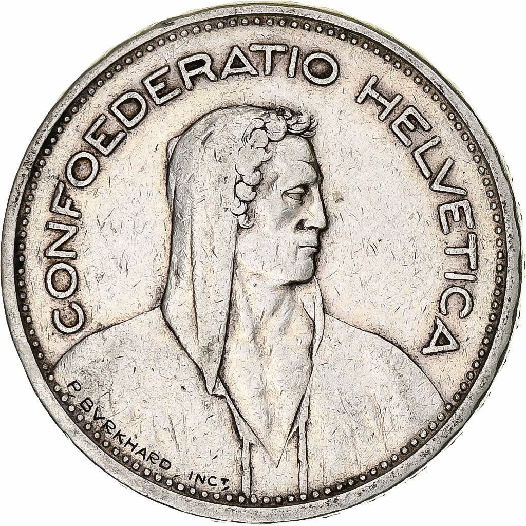 Munten, Zwitserland, 5 Francs, 1931, Bern, ZF, Zilver, KM:40