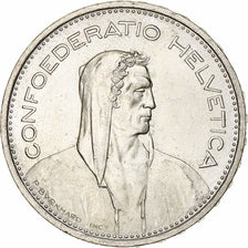 Coin, Switzerland, 5 Francs, 1966, Bern, MS(60-62), Silver, KM:40