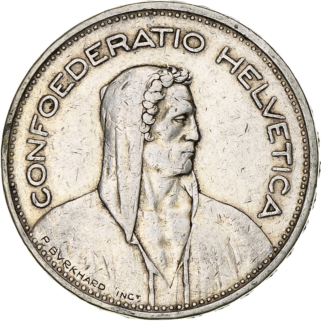 Münze, Schweiz, 5 Francs, 1932, Bern, SS, Silber, KM:40