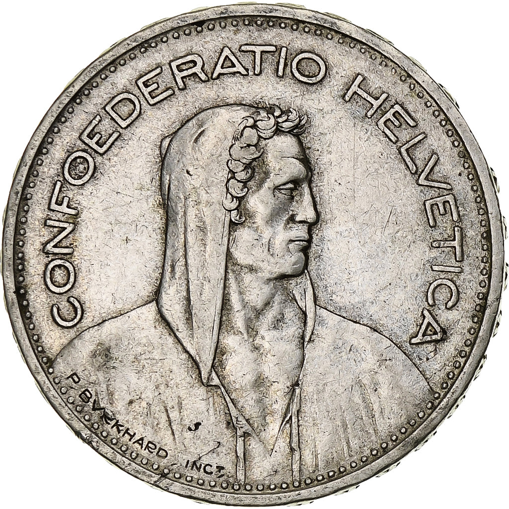 Munten, Zwitserland, 5 Francs, 1932, Bern, ZF, Zilver, KM:40