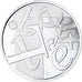 Frankrijk, 5 Euro, Liberté, 2013, Paris, UNC-, Zilver