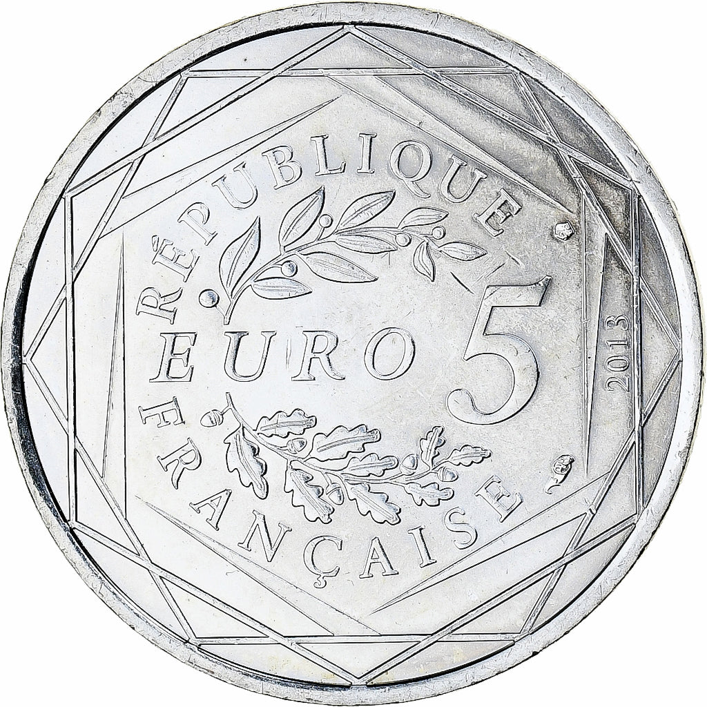 Frankreich, 5 Euro, Egalité, 2013, UNZ, Silber, Gadoury:EU646