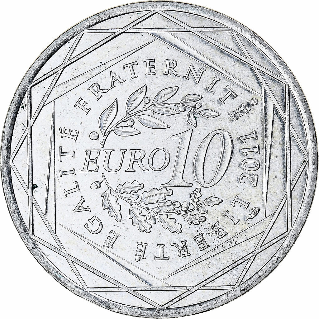 France, 10 Euro, Euros des régions, 2011, Paris, Pays De La Loire, MS(64)