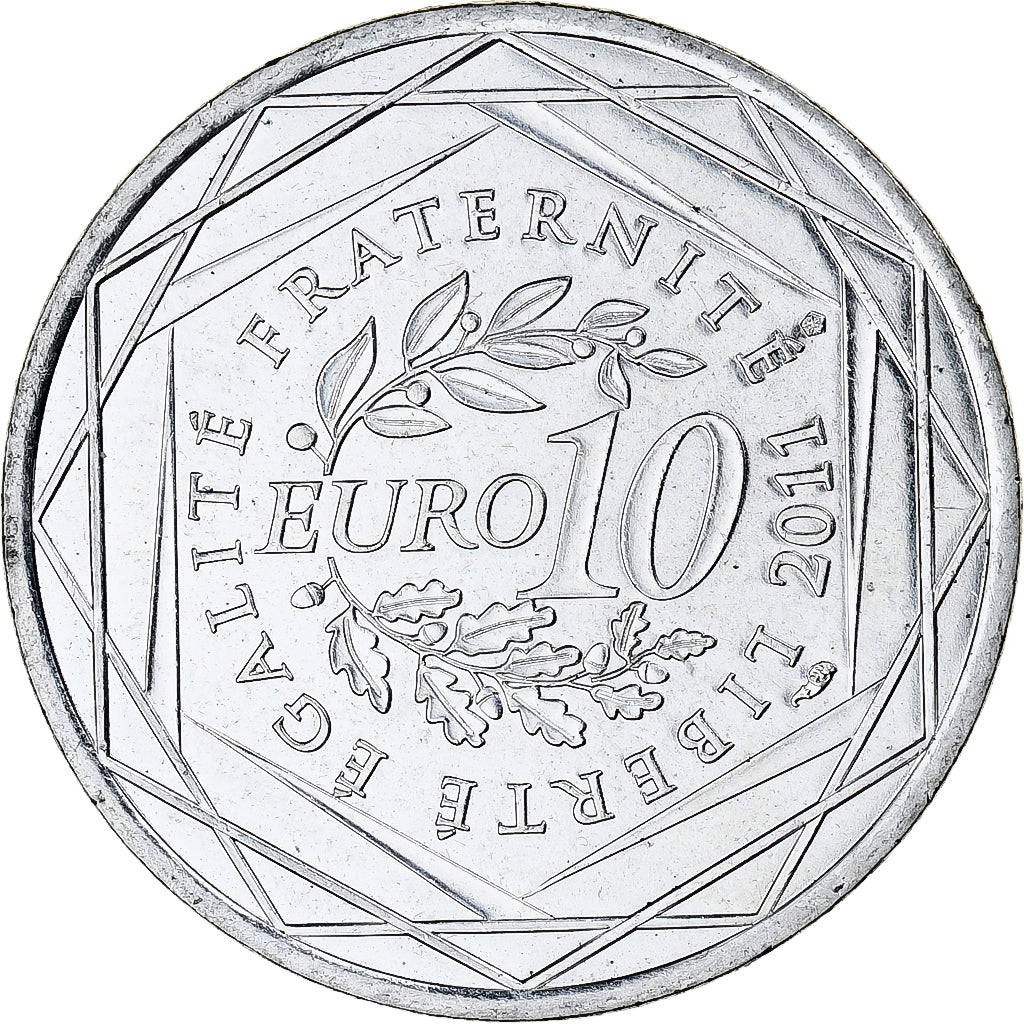 France, 10 Euro, Euros des régions, 2011, Paris, Pays De La Loire, MS(63)