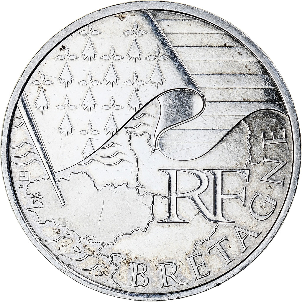 Frankrijk, 10 Euro, Euros des régions, Bretagne, 2010, Monnaie de Paris