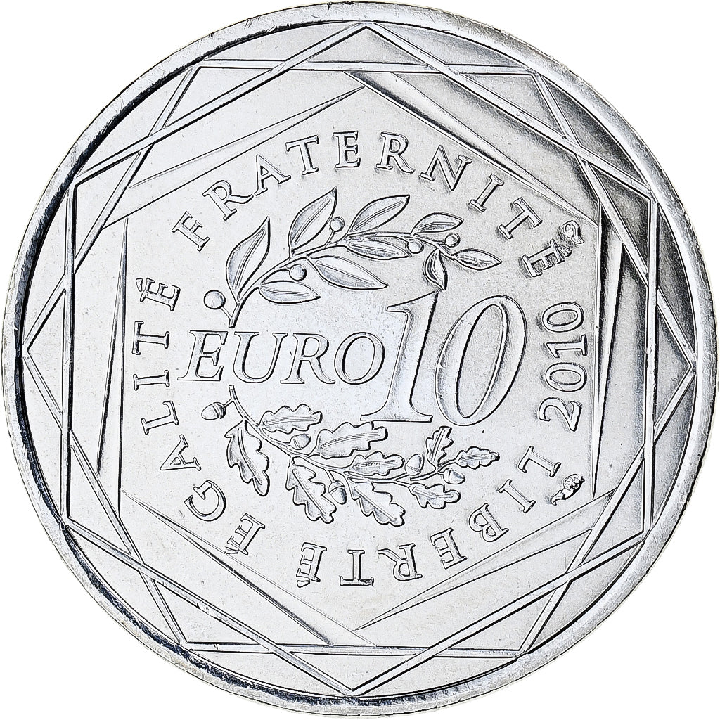 Francja, 10 Euro, Euros des régions, 2010, Monnaie de Paris, Bretagne