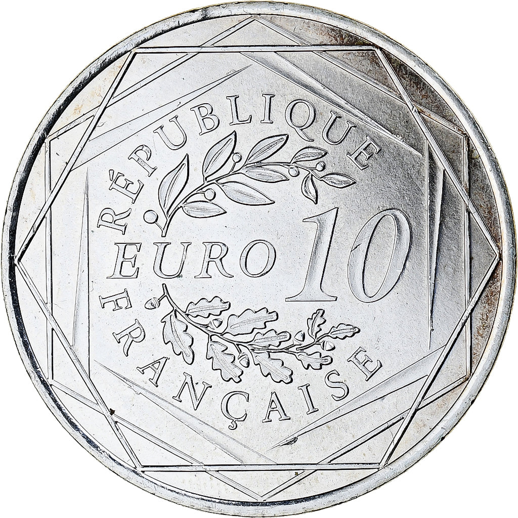 Frankrijk, 10 Euro, 2013, Monnaie de Paris, Hercule, UNC, Zilver