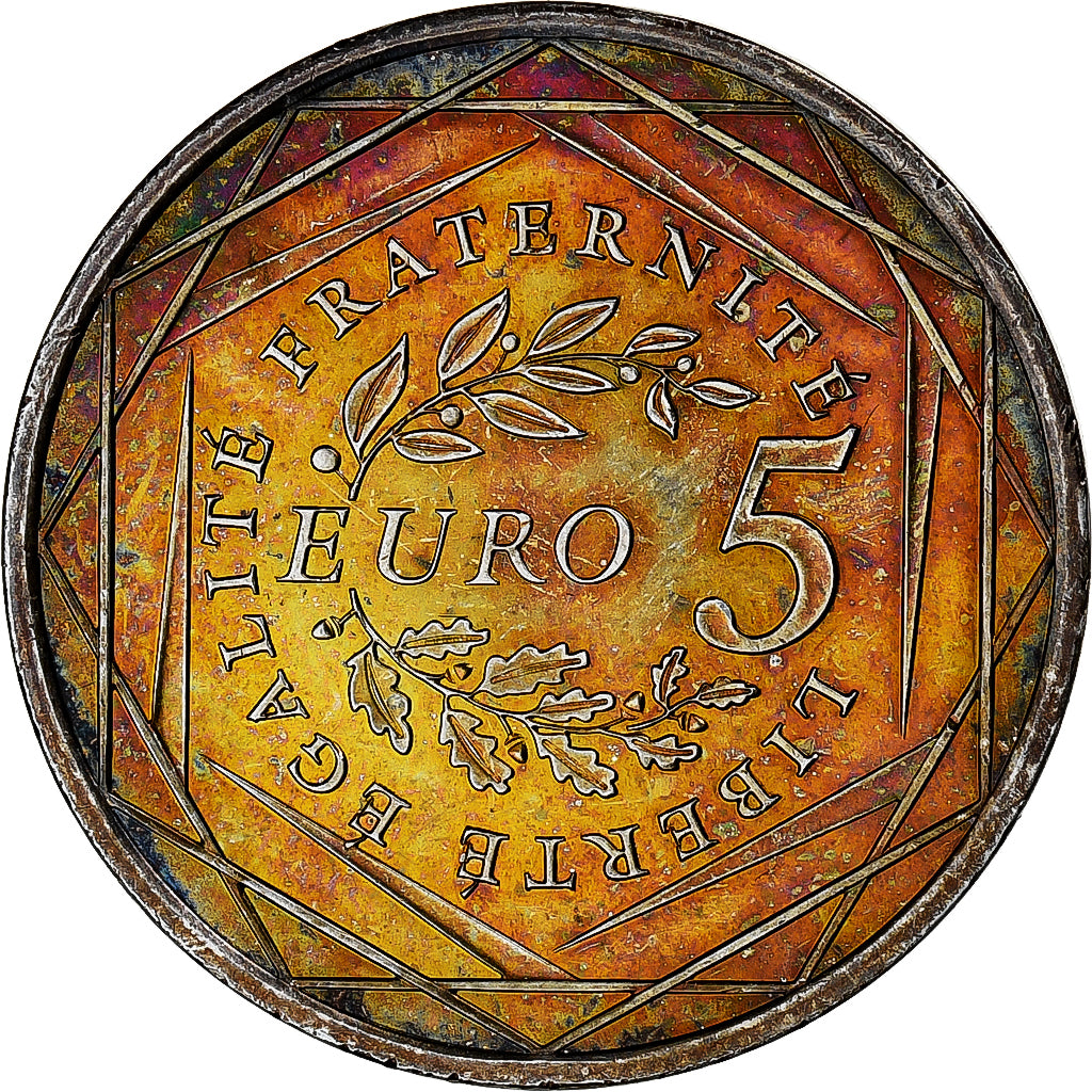 Frankreich, 5 Euro, 2008, Monnaie de Paris, Semeuse, UNZ, Silber, KM:1534