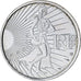 Francja, 10 Euro, 2009, Monnaie de Paris, Semeuse, MS(64), Srebro