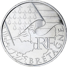 Francia, 10 Euro, Euros des régions, 2010, Monnaie de Paris, Bretagne, FDC
