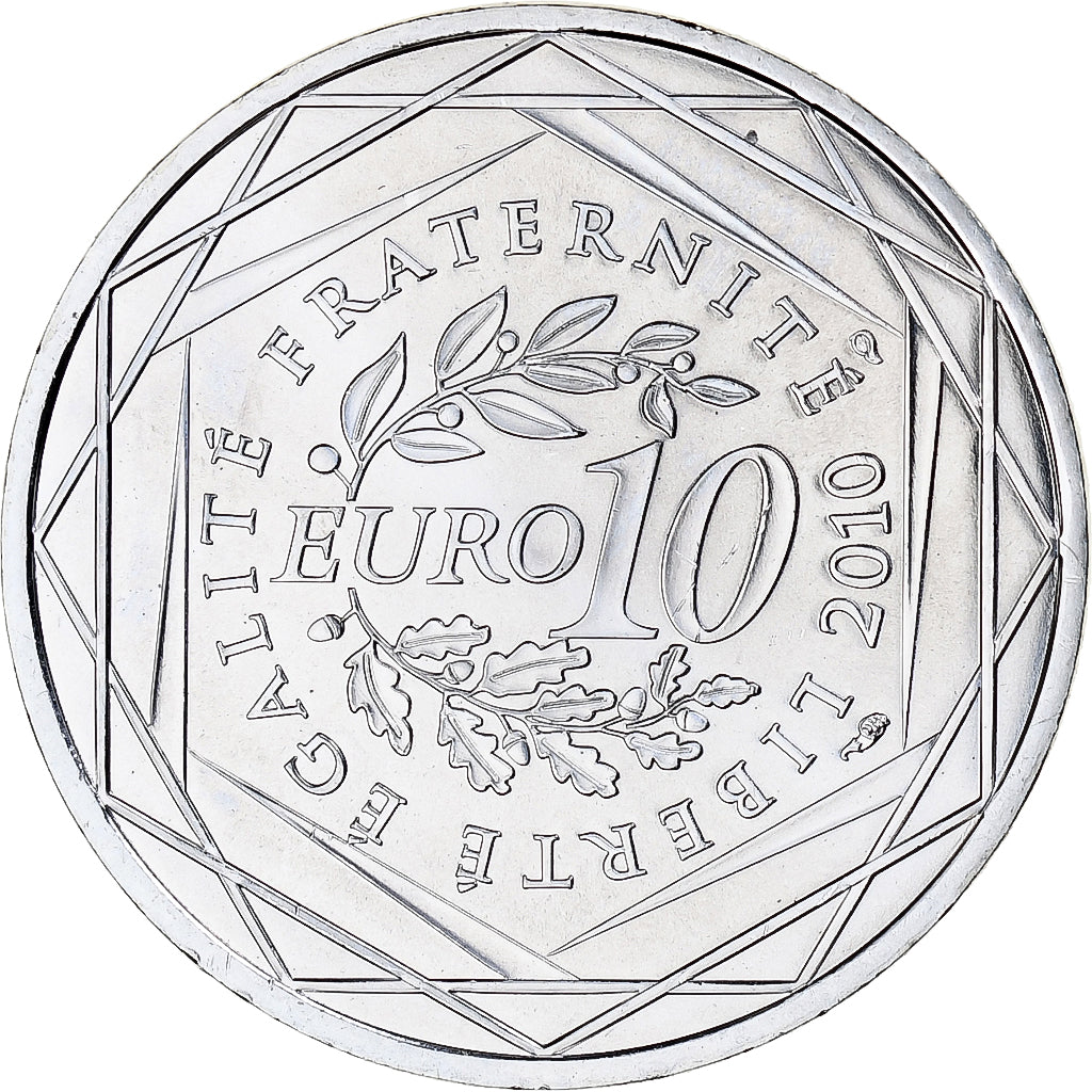 Francja, 10 Euro, Euros des régions, 2010, Monnaie de Paris, Pays De La Loire