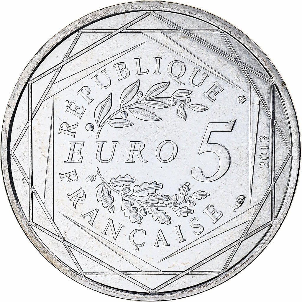 Francia, 5 Euro, Egalité, 2013, FDC, Plata, Gadoury:EU646