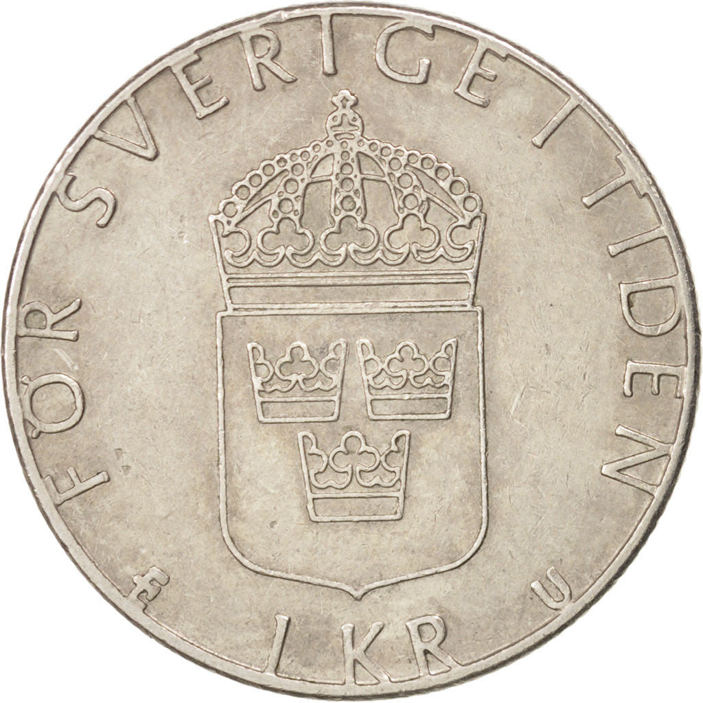 Coin, Sweden, Carl XVI Gustaf, Krona, 1978, AU(55-58), Copper-Nickel Clad