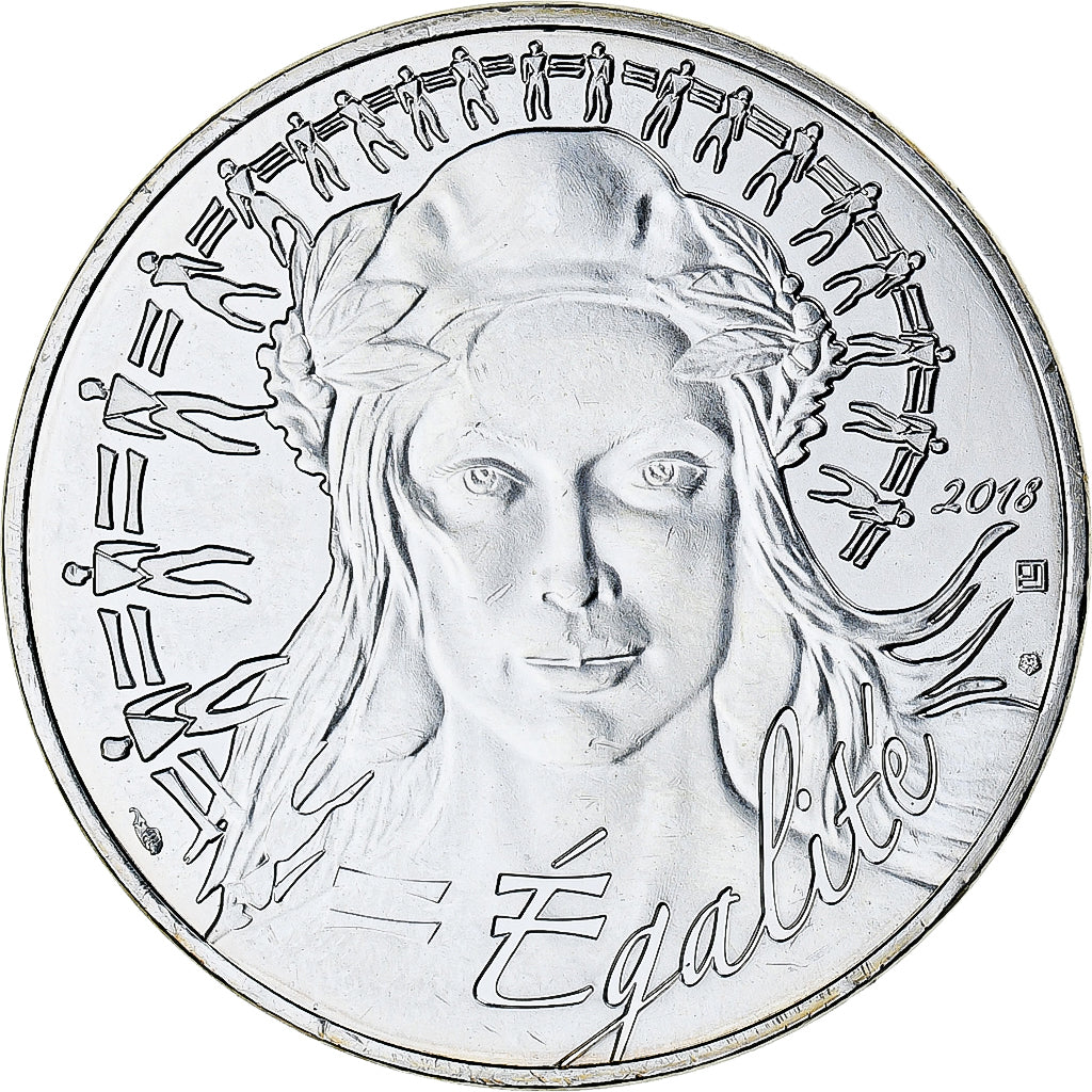 France, 20 Euro, Egalité, 2017, Monnaie de Paris, MS(64), Silver