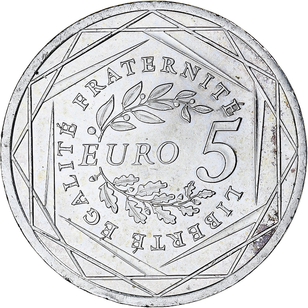 Francia, Semeuse, 5 Euro, 2008, Monnaie de Paris, SPL+, Argento, KM:1534