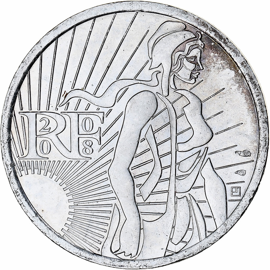 France, Semeuse, 5 Euro, 2008, Monnaie de Paris, SPL+, Argent, KM:1534