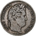 Moneta, Francia, Louis-Philippe, 5 Francs, 1832, Lyon, MB, Argento, KM:749.4