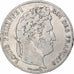 Moneta, Francia, Louis-Philippe, 5 Francs, 1839, Paris, MB+, Argento, KM:749.1