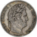 Francia, 5 Francs, Louis-Philippe, 1844, Lille, Argento, MB+, Gadoury:678a
