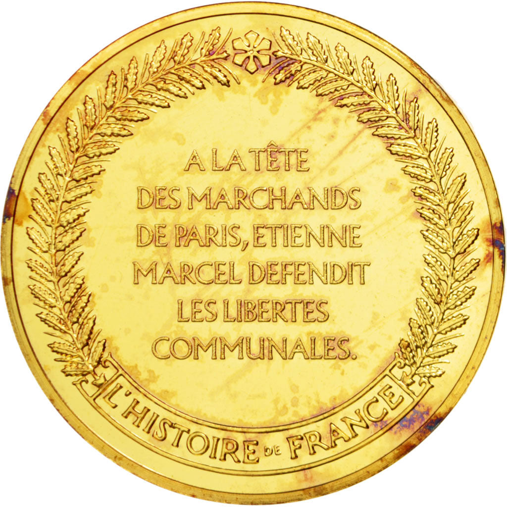Frankrijk, Medal, French Fifth Republic, History, UNC-, Vermeil