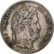 Francia, 5 Francs, Louis-Philippe, 1833, Lille, Argento, BB, Gadoury:678