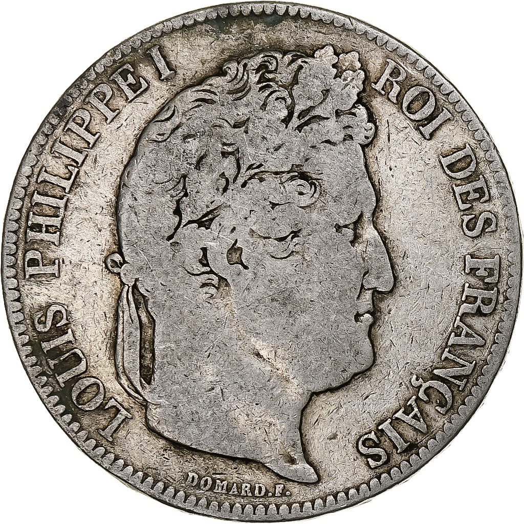 Münze, Frankreich, Louis-Philippe, 5 Francs, 1834, Paris, S, Silber, KM:749.1
