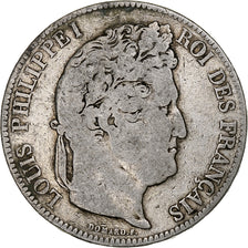 Münze, Frankreich, Louis-Philippe, 5 Francs, 1834, Paris, S, Silber, KM:749.1