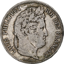 Munten, Frankrijk, Louis-Philippe, 5 Francs, 1834, Bordeaux, FR, Zilver