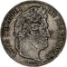 Moneda, Francia, Louis-Philippe, 5 Francs, 1834, Lille, BC+, Plata, KM:749.13