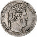 Moneta, Francia, Louis-Philippe, 5 Francs, 1839, Strasbourg, MB+, Argento
