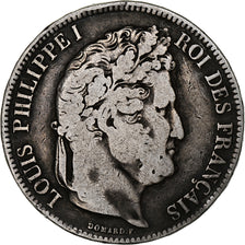 Moneta, Francia, Louis-Philippe, 5 Francs, 1841, Lille, MB, Argento, KM:749.13