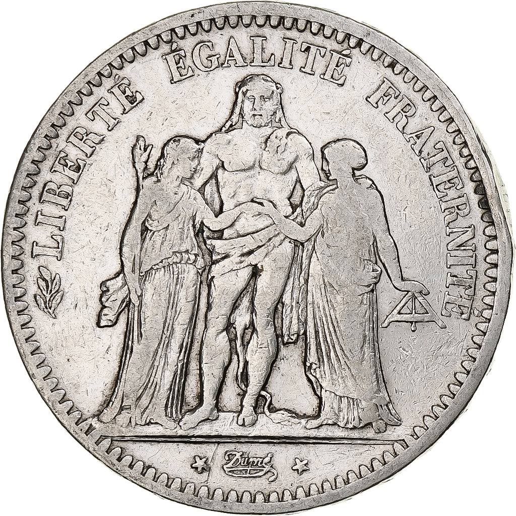 Monnaie, France, Hercule, 5 Francs, 1849, Paris, TB+, Argent, Gadoury:683