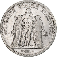 Monnaie, France, Hercule, 5 Francs, 1849, Paris, TB+, Argent, Gadoury:683
