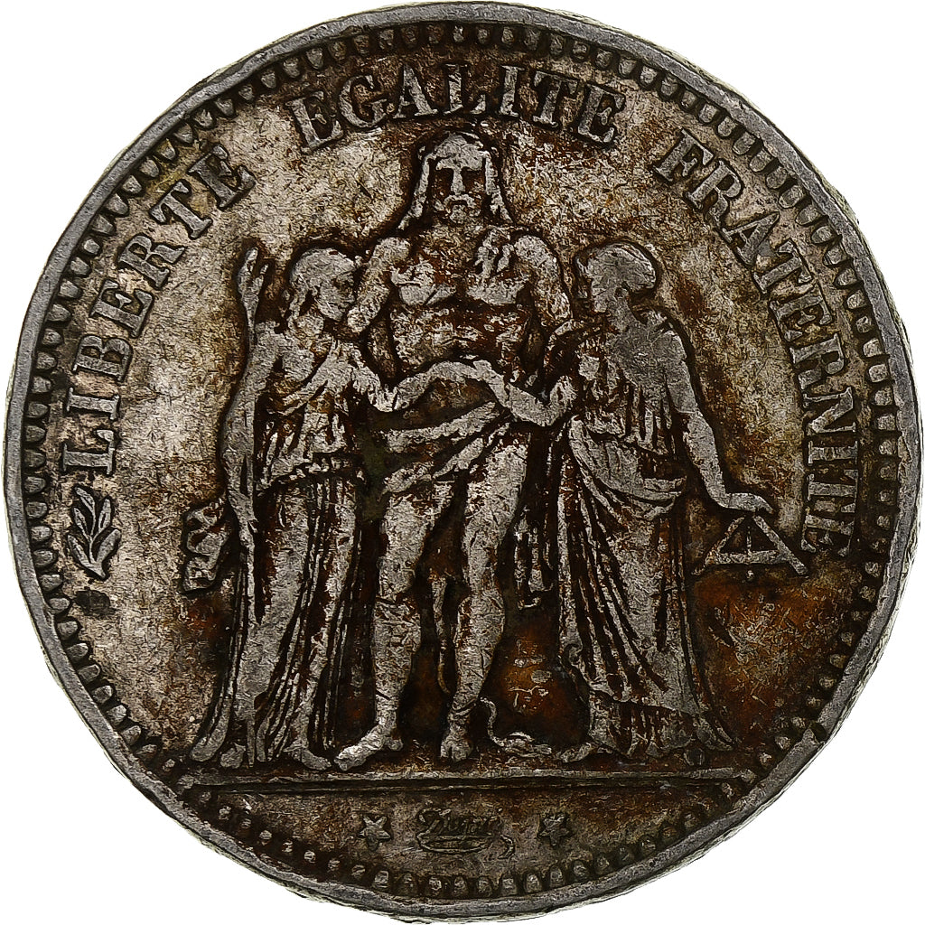 Monnaie, France, Hercule, 5 Francs, 1873, Paris, TB, Argent, Gadoury:745a