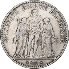 Münze, Frankreich, Hercule, 5 Francs, 1875, Paris, S, Silber, KM:820.1