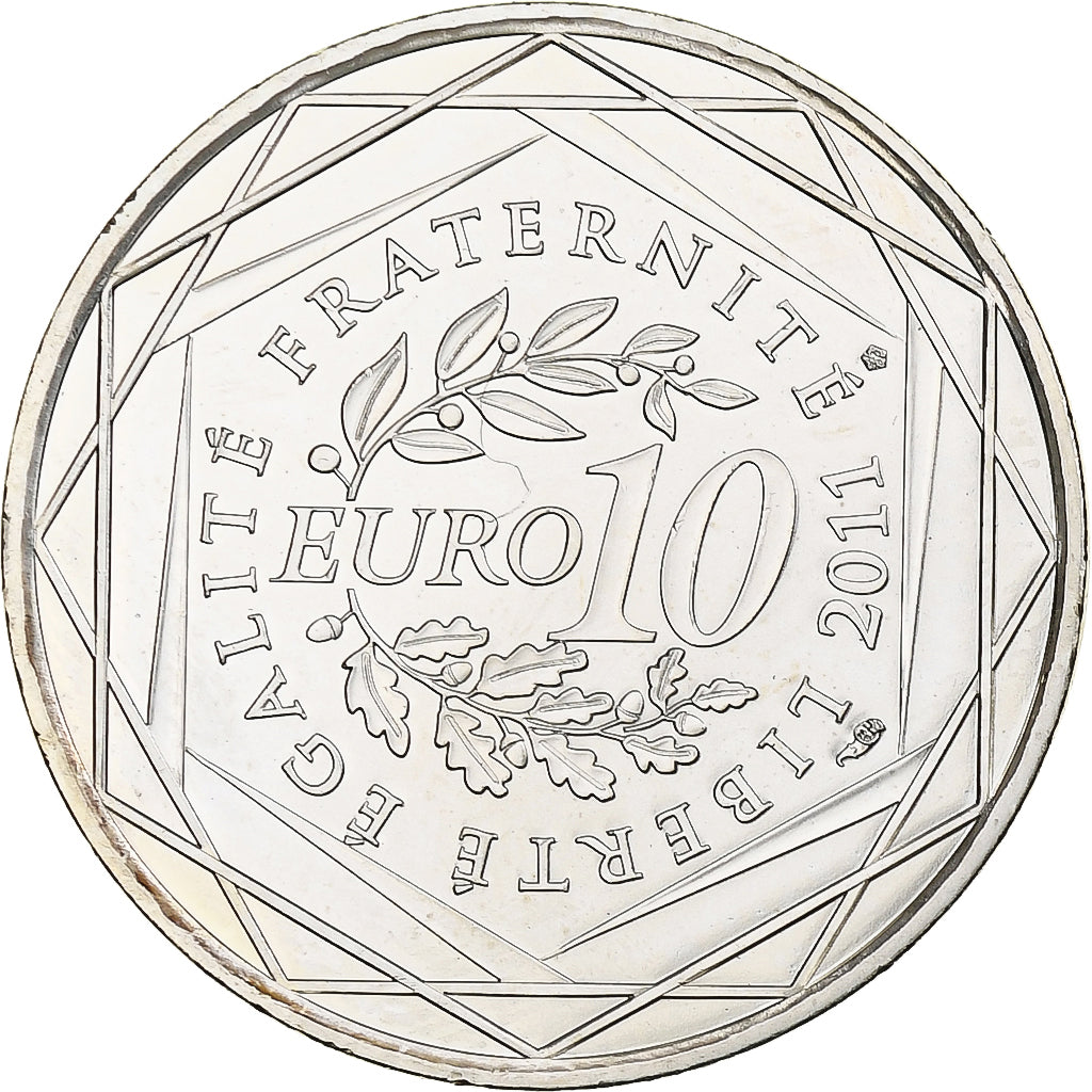 Frankreich, 10 Euro, Nord-Pas de Calais, 2011, Paris, STGL, Silber, KM:1880