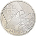 França, 10 Euro, Midi-Pyrénées, 2010, Paris, MS(65-70), Prata, KM:1663