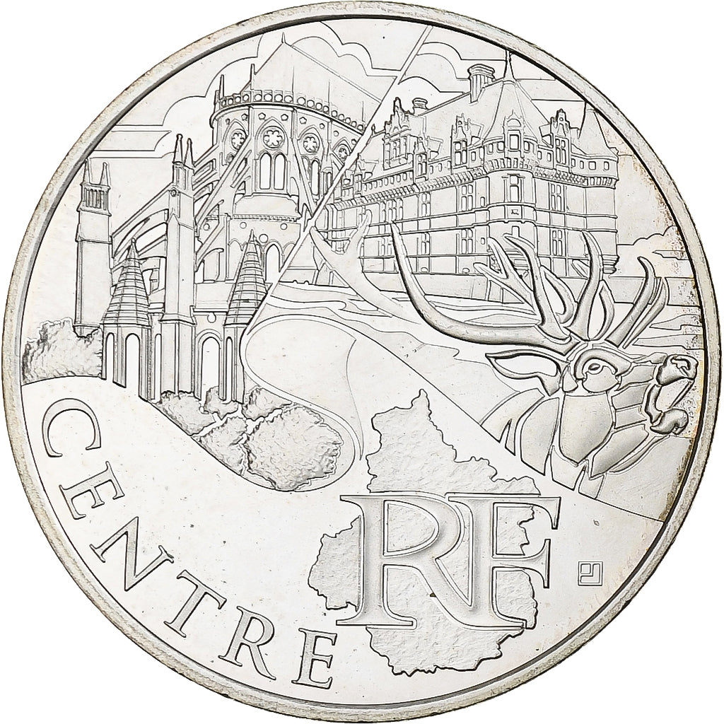 Francia, 10 Euro, Centre, 2011, Paris, FDC, Argento, KM:1732