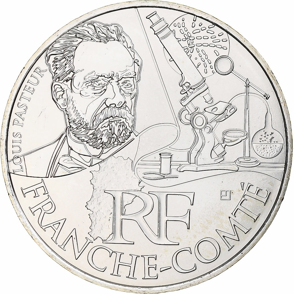Francja, 10 Euro, Euros des régions, 2012, Monnaie de Paris, Franche-Comté