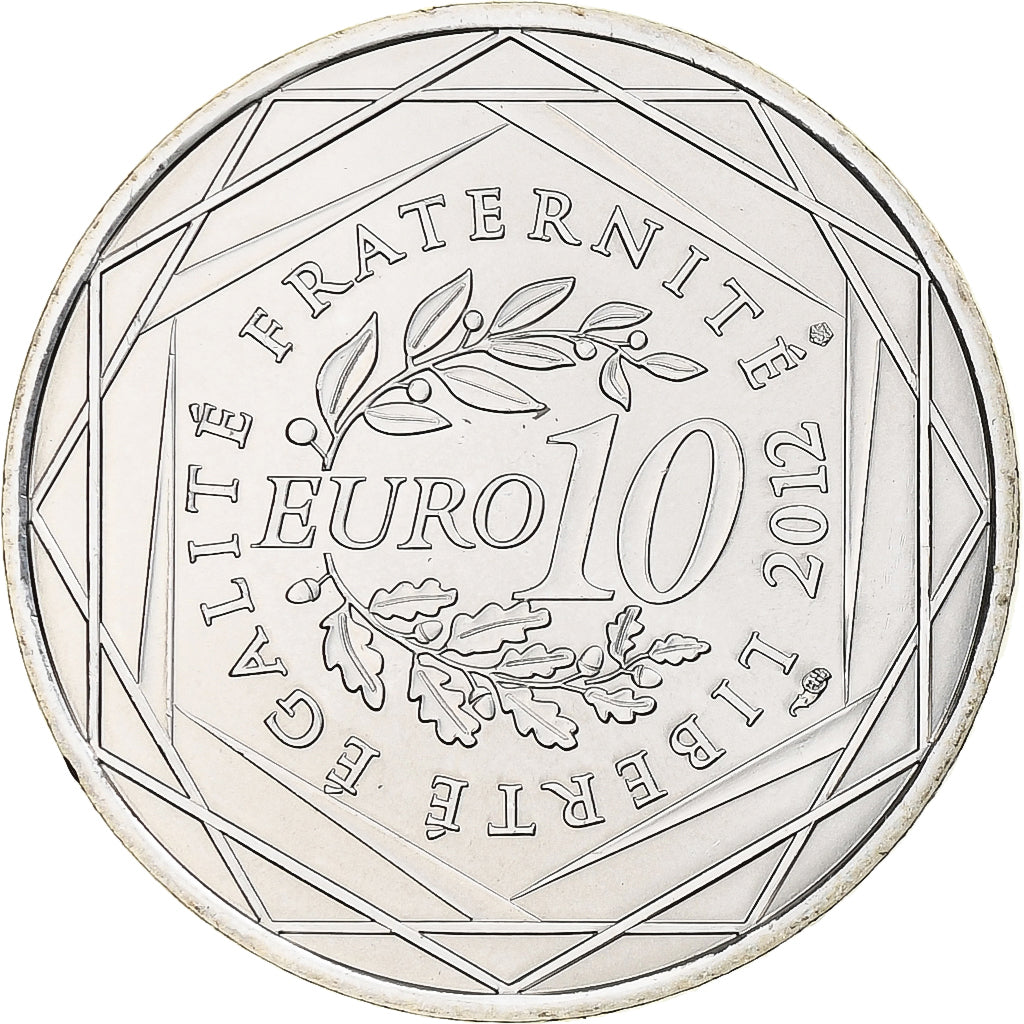 Francja, 10 Euro, Euros des régions, 2012, Monnaie de Paris, Franche-Comté