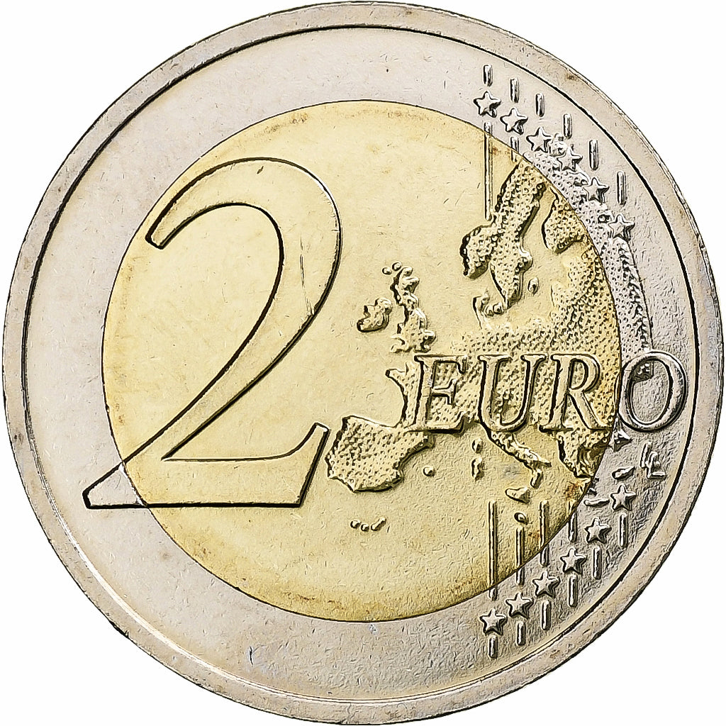 Lettonia, 2 Euro, Industrie laitière, 2016, Stuttgart, FDC, Bi-metallico
