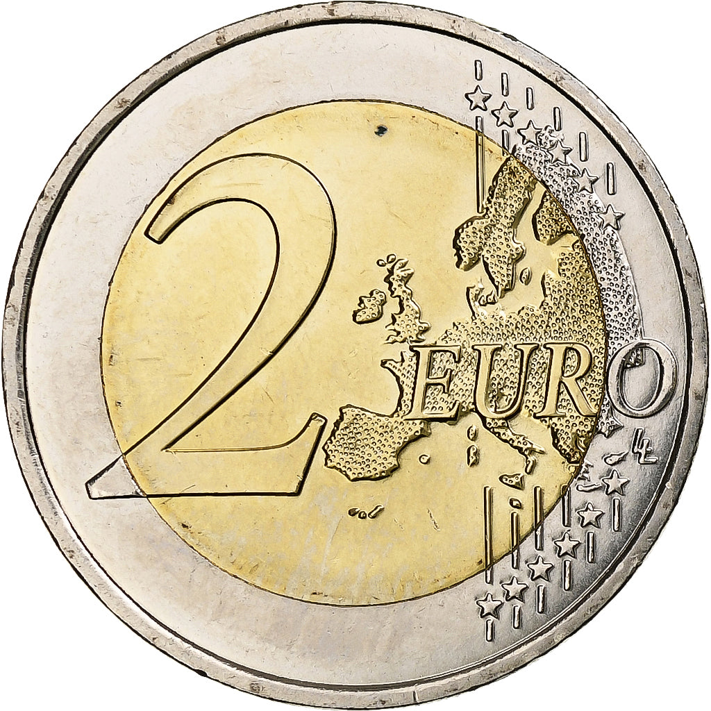 France, 2 Euro, UEFA Euro 2016, 2016, Paris, SPL+, Bimétallique