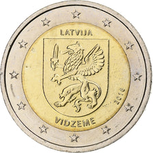 Lettonia, 2 Euro, Vidzeme, 2016, SPL, Bi-metallico